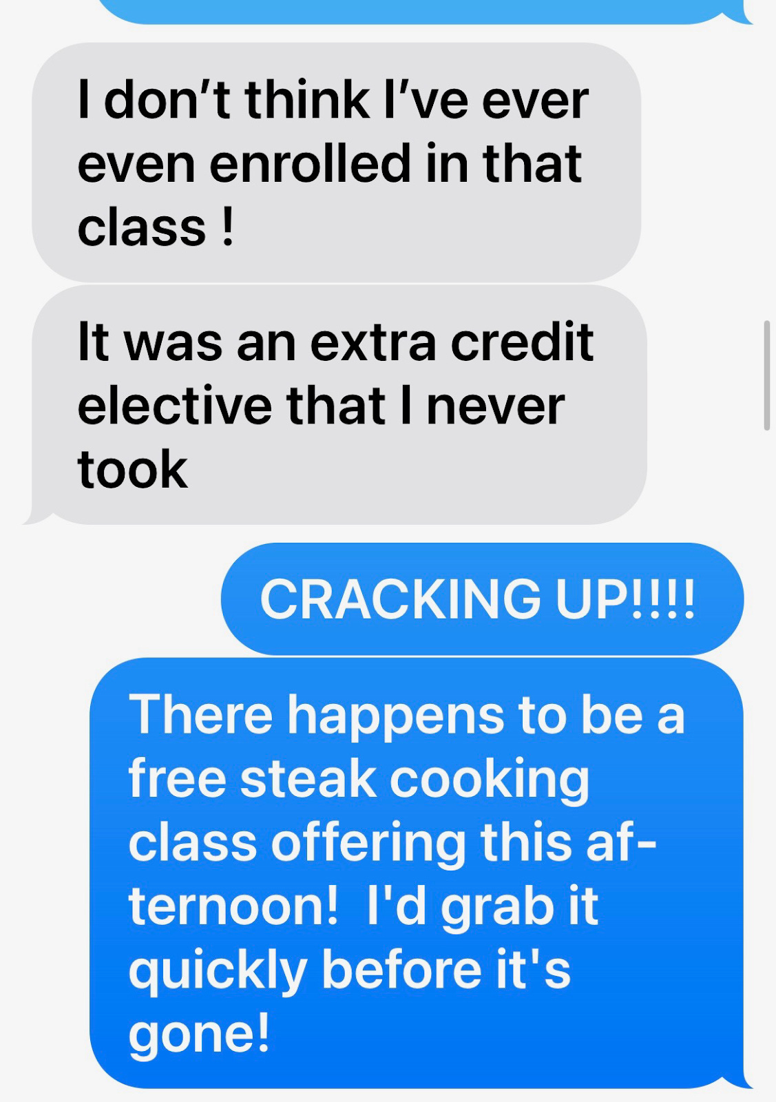 A screenshot of a text message

AI-generated content may be incorrect.