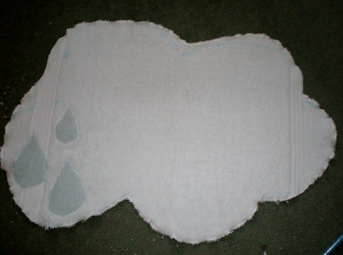 Cloud Bathmat Cloud Bathmat