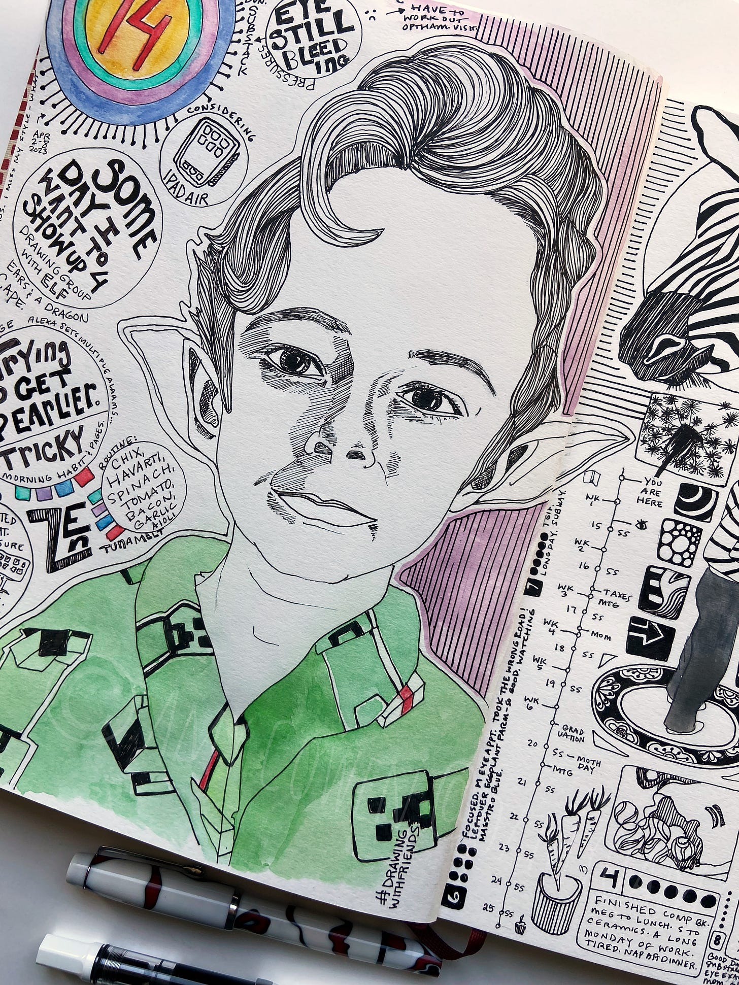 Portrait from Week 14 pages