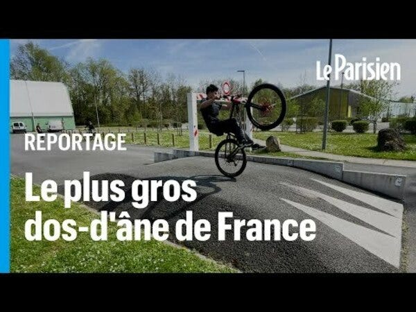 Le plus gros dos-d’âne de France est surtout fréquenté par les cyclistes