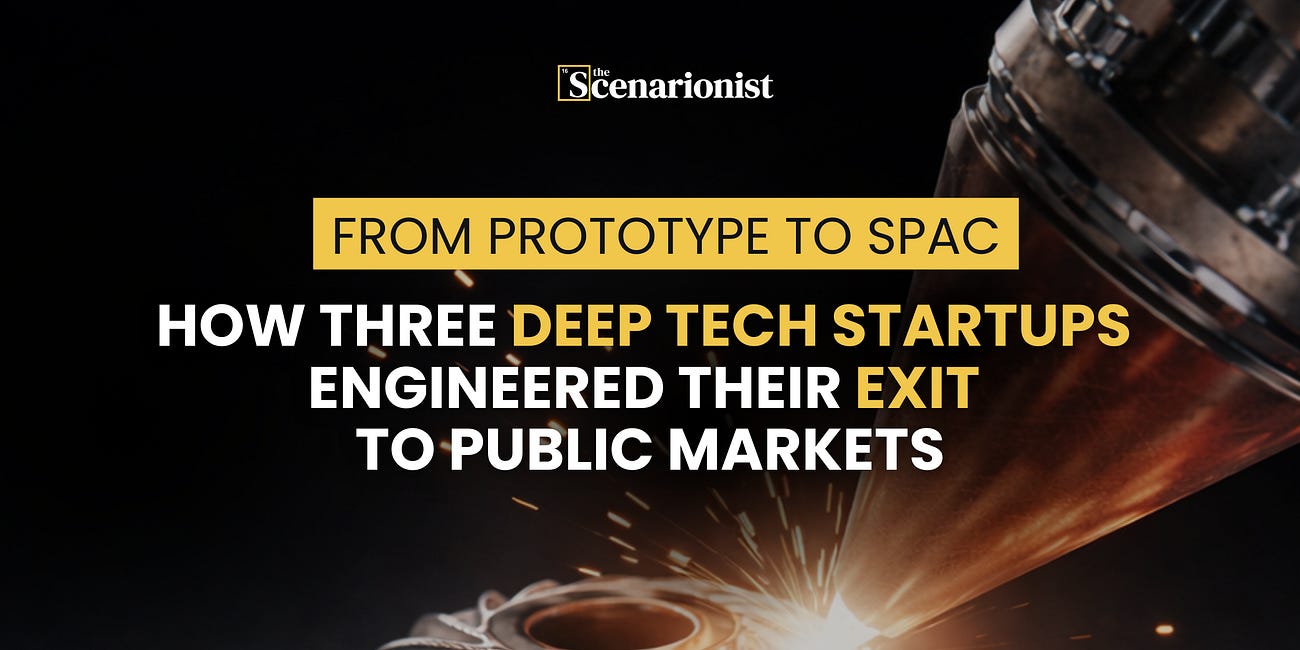 From Prototype to SPAC: How Three Deep Tech Startups Engineered Their Exit to Public Markets | The Scenarionist