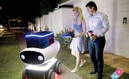 pizza robot delivery pizza robot delivery