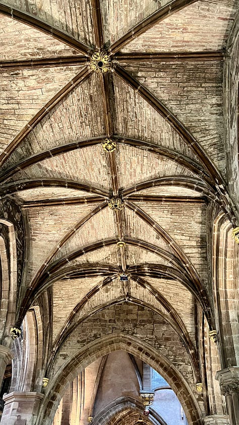 Views inside St. Giles Cathedral, Edinburgh