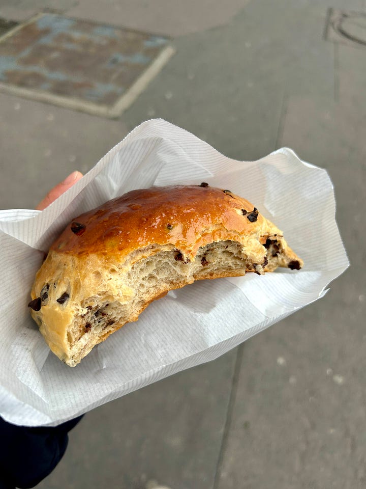 chocolate cramique and aux merveilleux de fred