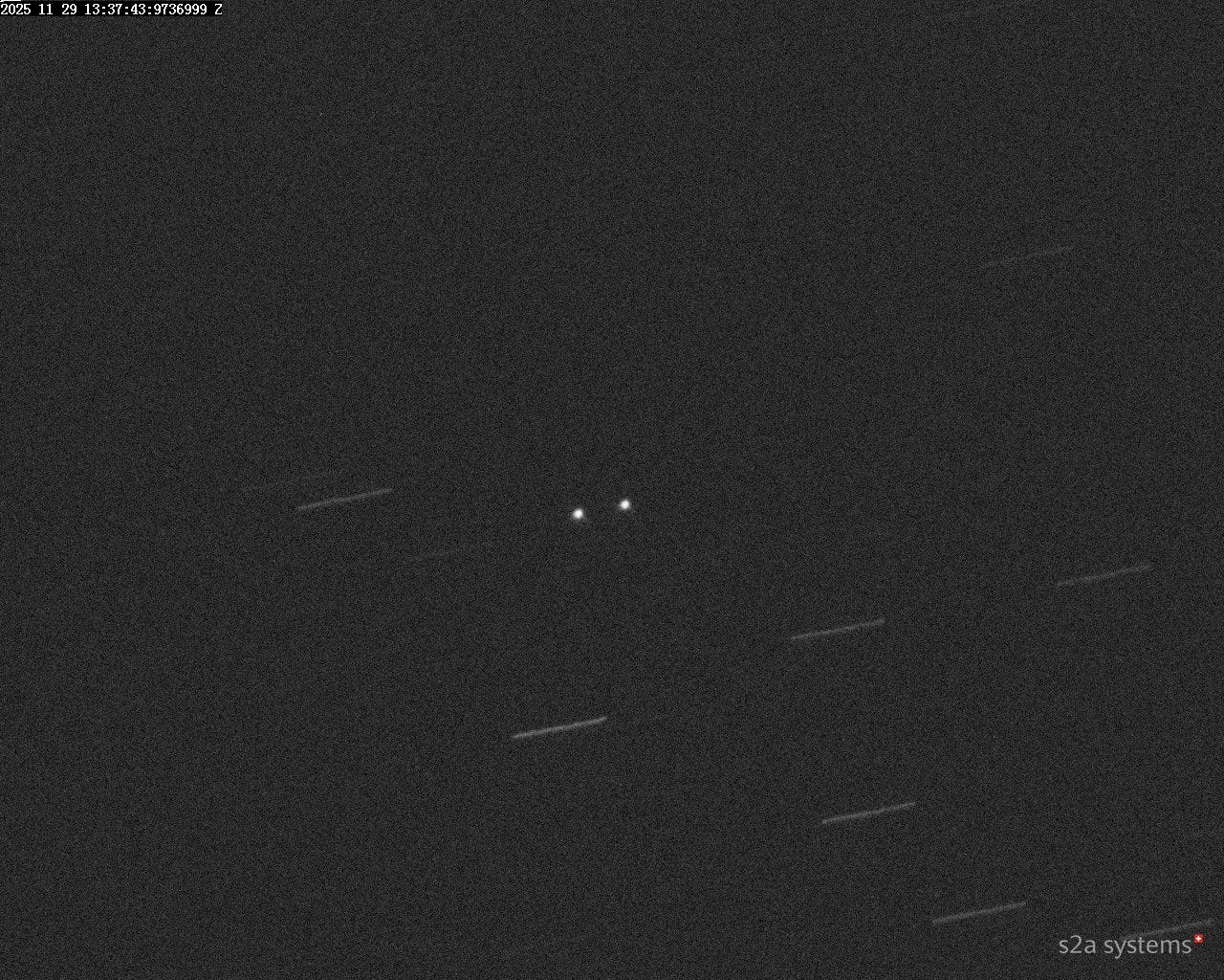 Shijian-25 and Shijian-21 flying separately on November 29th 2025 seen from Earth-based telescopes. Shijian-25 and Shijian-21 flying separately on November 29th 2025 seen from Earth-based telescopes.
