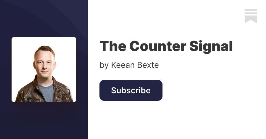 The Counter Signal | Keean Bexte | Substack