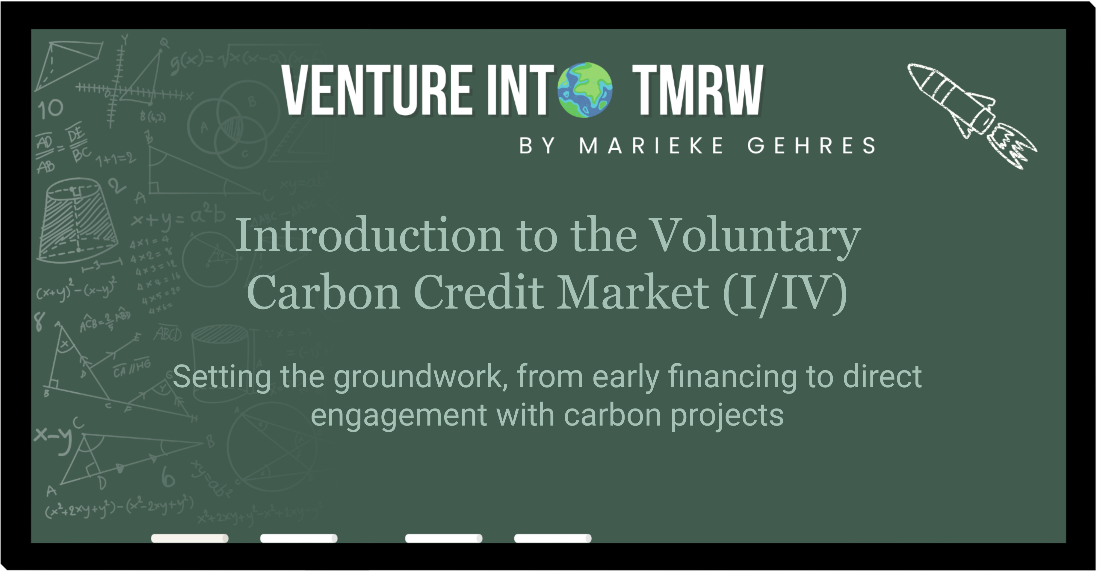 Introduction to the Voluntary Carbon Credit Market (I/IV)