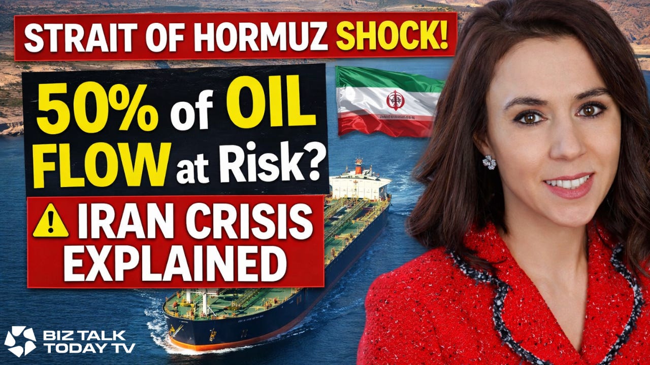 Strait of Hormuz SHOCK: 50% of Oil Flow at Risk? ⚠️ Iran Crisis Explained