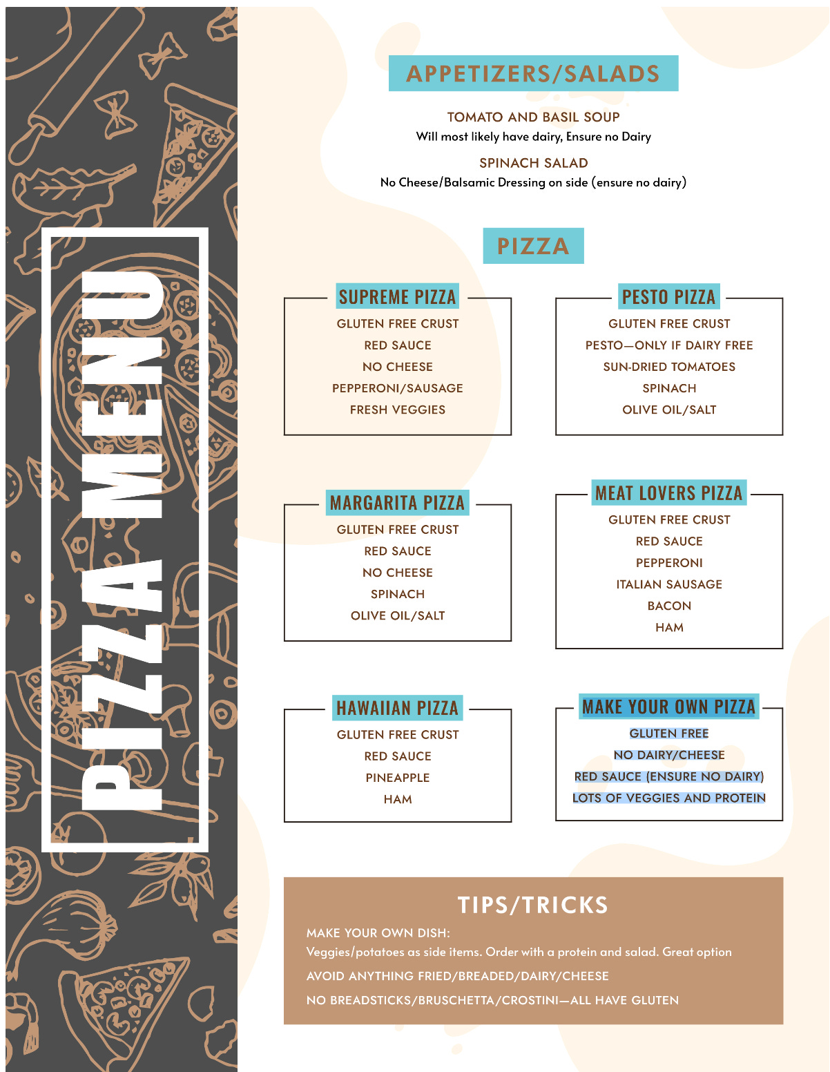 Pizza Sectuin In Menu 🍕 How to Read a Pizza Menu Without Regret.