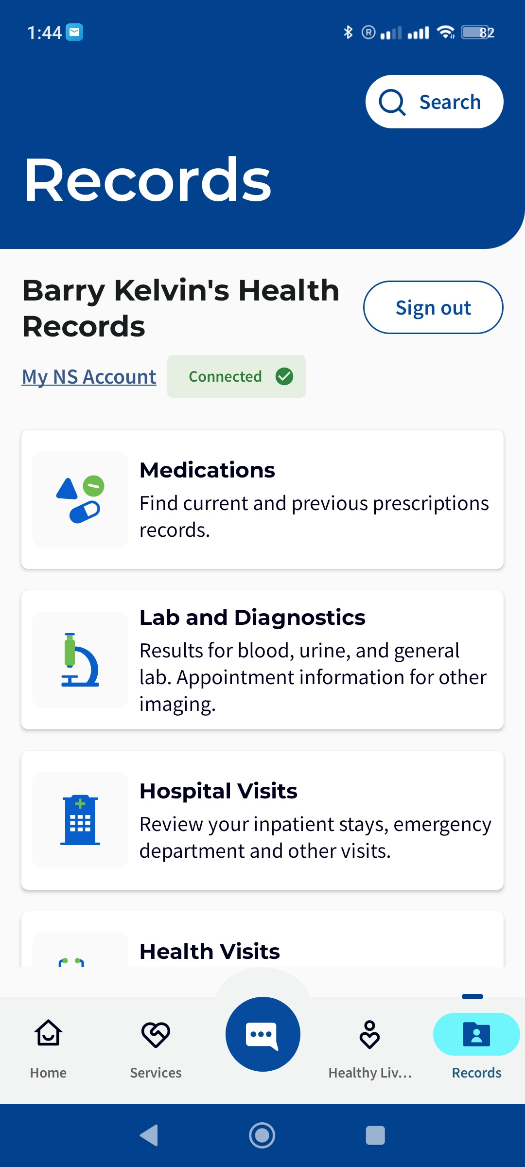 YourHealthNS Records