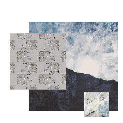 Heavy Cloud – aerial collage works