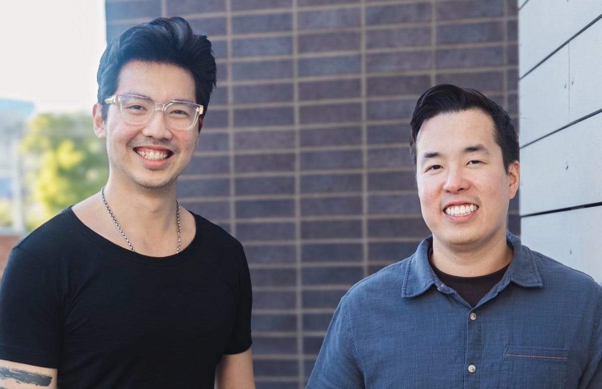 Vesta founders pictured in TechCrunch's funding report