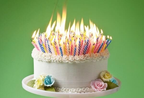 Candles on a Birthday Cake Candles on a Birthday Cake