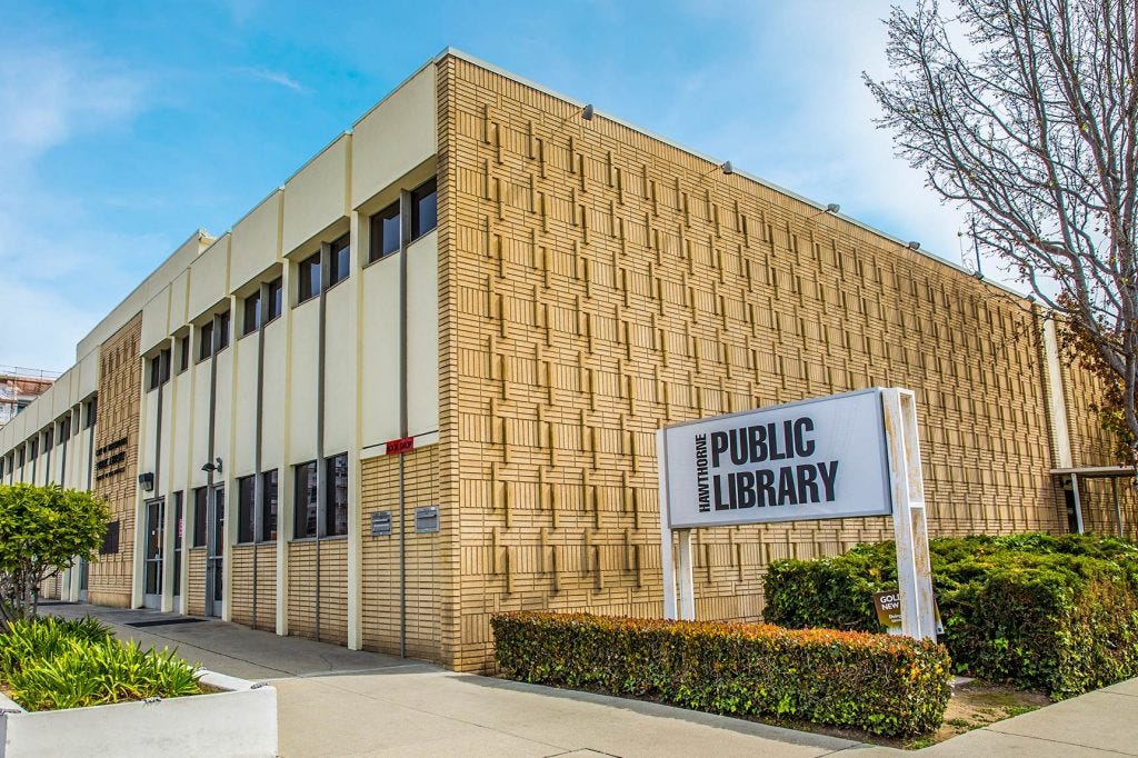 The Hawthorne Public Library on Grevillea Avenue was like my second home, and didn’t cost a penny.