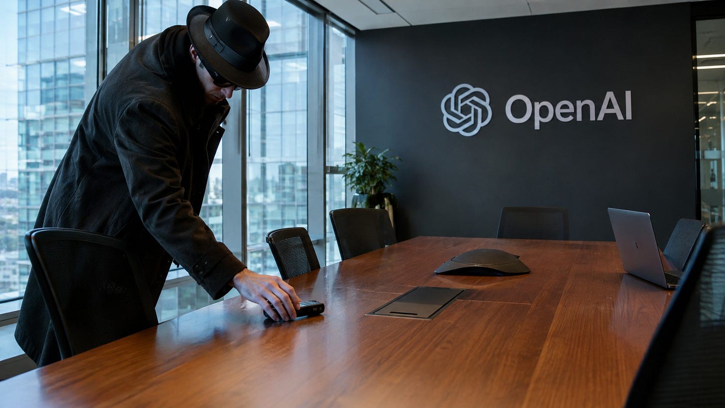 OpenAI diz ter encontrado um dispositivo de gravação escondido num  escritório e um engenheiro foi detido - Tek Notícias