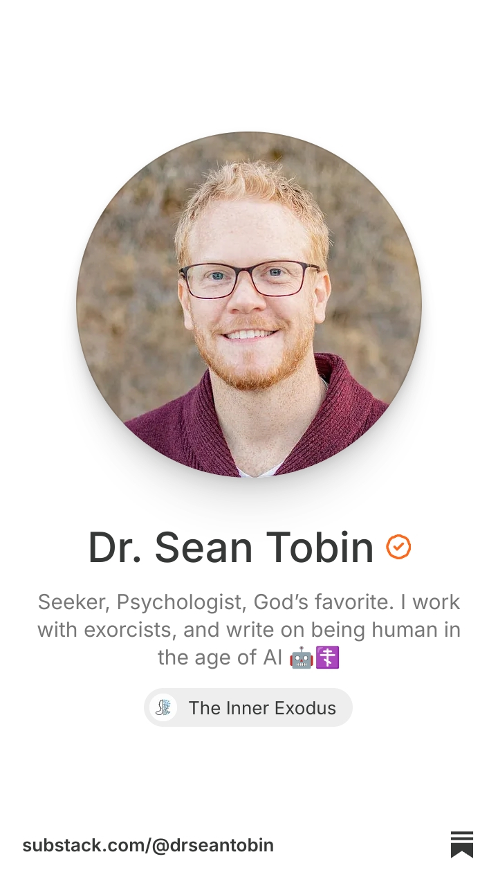 Dr. Sean Tobin | Substack