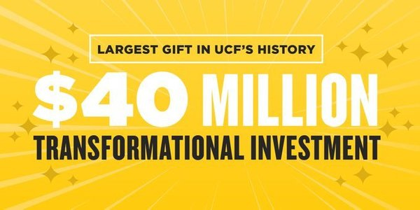 Philanthropist Mackenzie Scott and her husband just dropped the largest gift in university history (Photo: UCF) Philanthropist Mackenzie Scott and her husband just dropped the largest gift in university history (Photo: UCF)