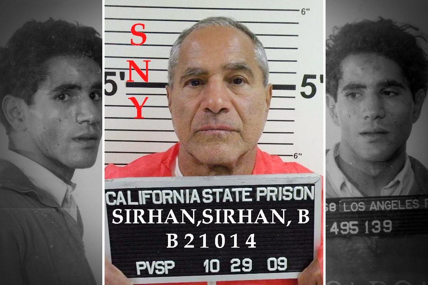 Sirhan Sirhan, mugshots