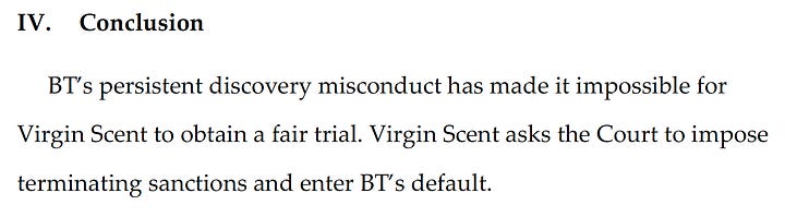 Example conclusions from litigation briefs filed by Rushing McCarl LLP.