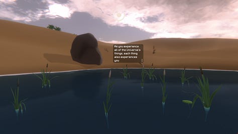 Screenshots of the game Everything (2017).
