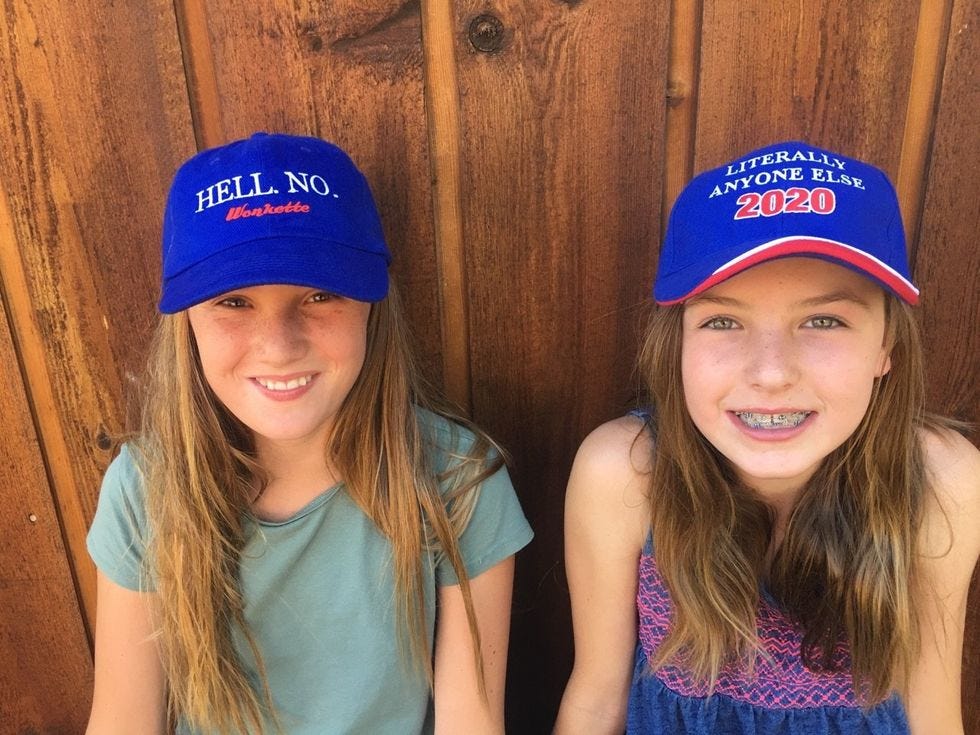 Sadie and Sabrina in HATS! Sadie and Sabrina in HATS!