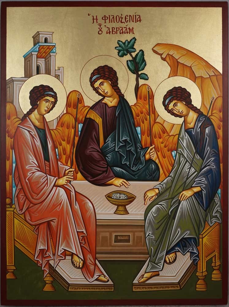 Hospitality of Abraham (Holy Trinity) Orthodox Icon - BlessedMart