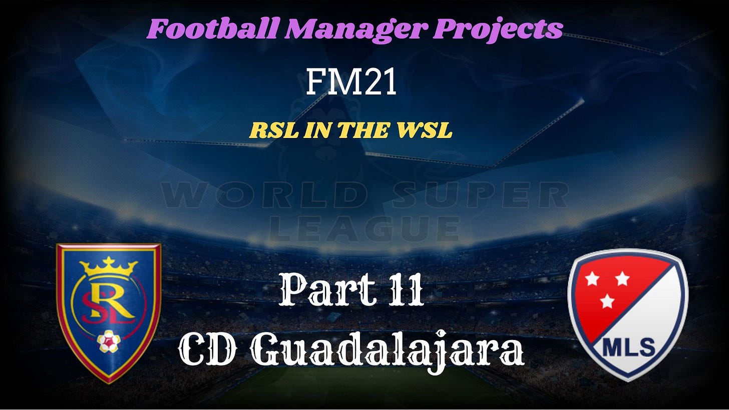 Football Manager 2021 RSL WSL