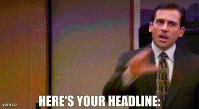 YARN | Here's your headline: | The Office (2005) - S03E20 Product Recall |  Video gifs by quotes | aaca7e41 | 紗