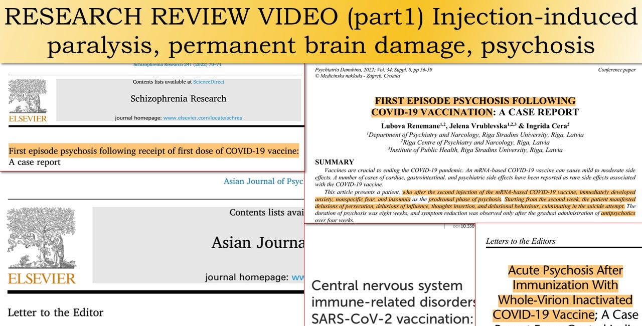 Injection-triggered Neuroinflammation-Mediated Psychosis, Part 1: Plausibility, Evidence, and Case Reports