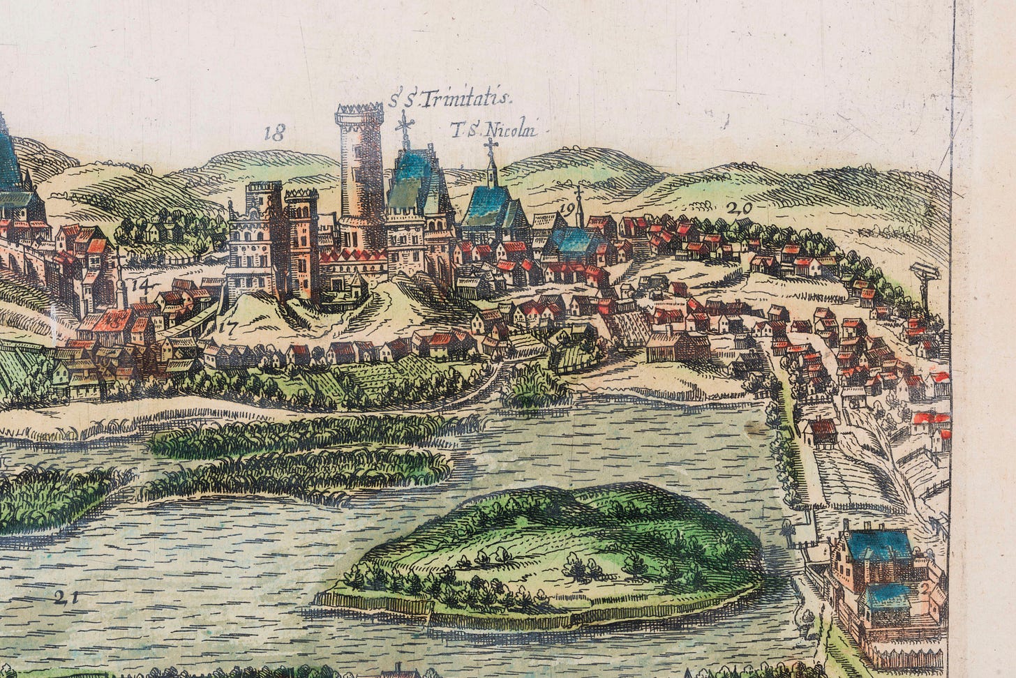 View of Lublin (Tipus civitatis Lublinensis In Regno Poloniae…) S/G/272/ML  – In museums