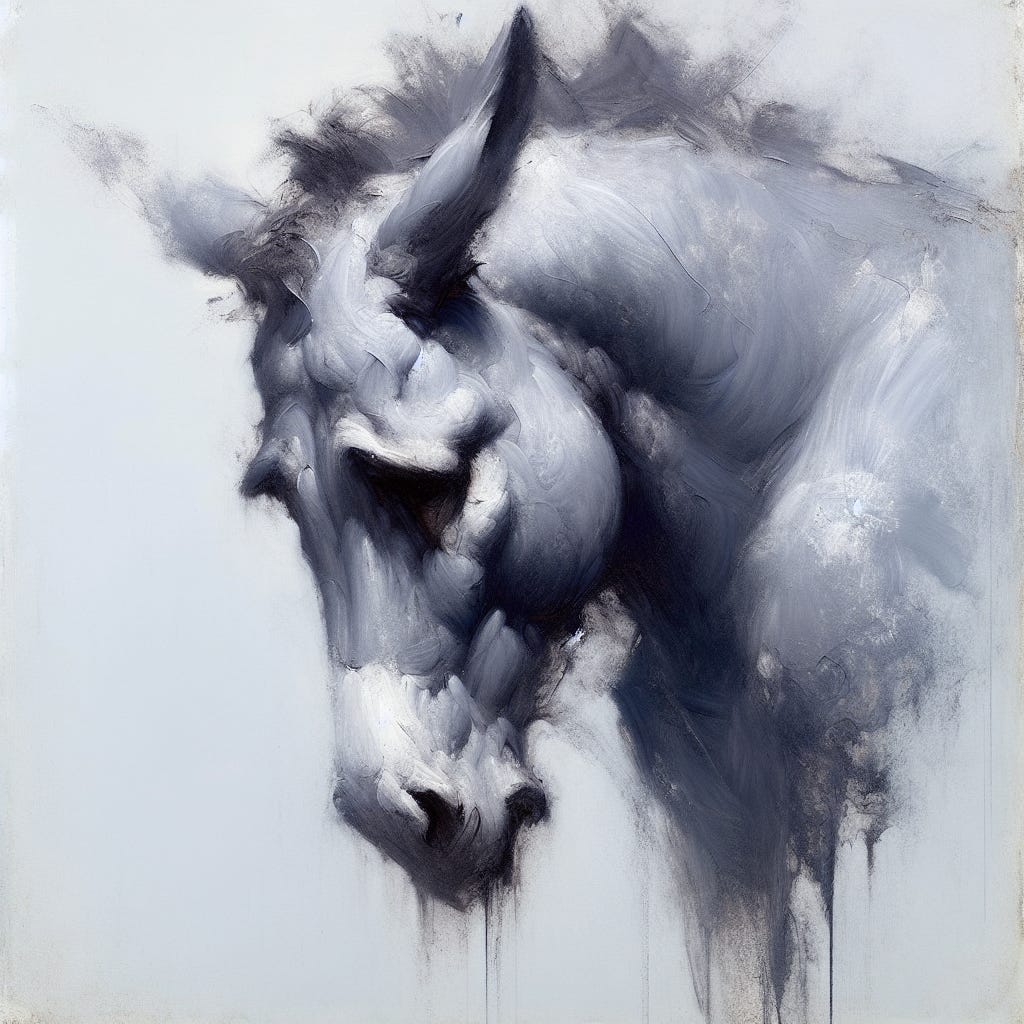 Eeyore as artistic representation of depression and melancholy
