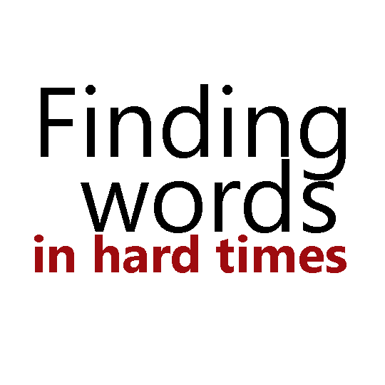 Finding Words in Hard Times - with Jon Swanson logo