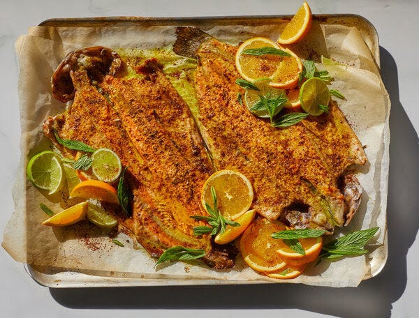 Mahi ba Somagh (Sumac Roasted Fish) Recipe - NYT Cooking