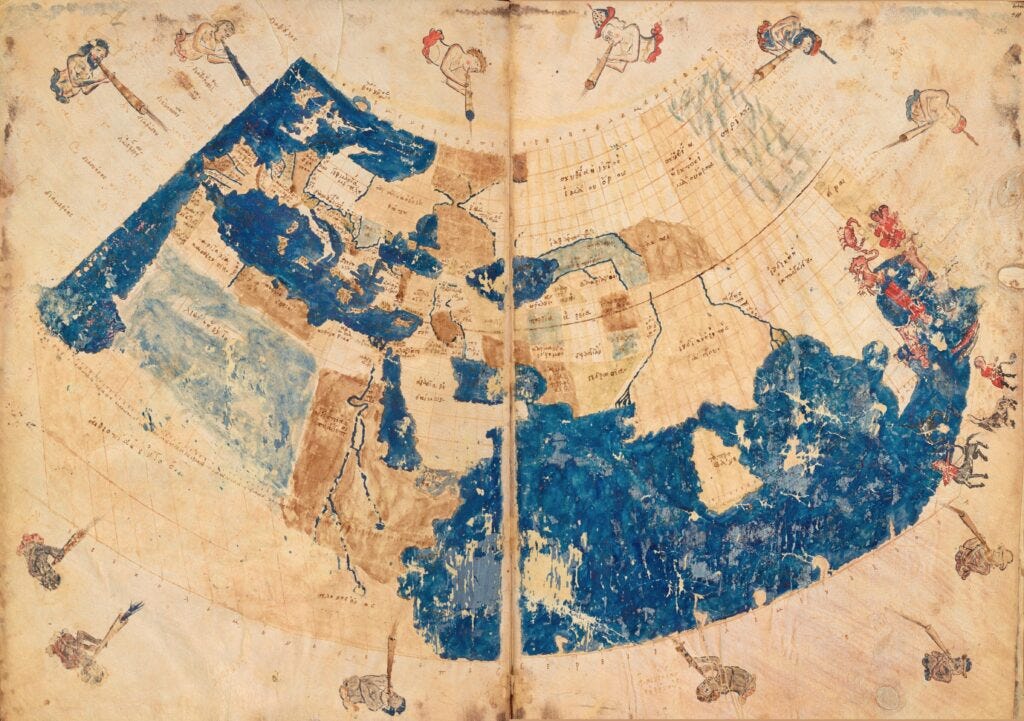 El mundo según Ptolomeo (1420) El mundo según Ptolomeo (1420)