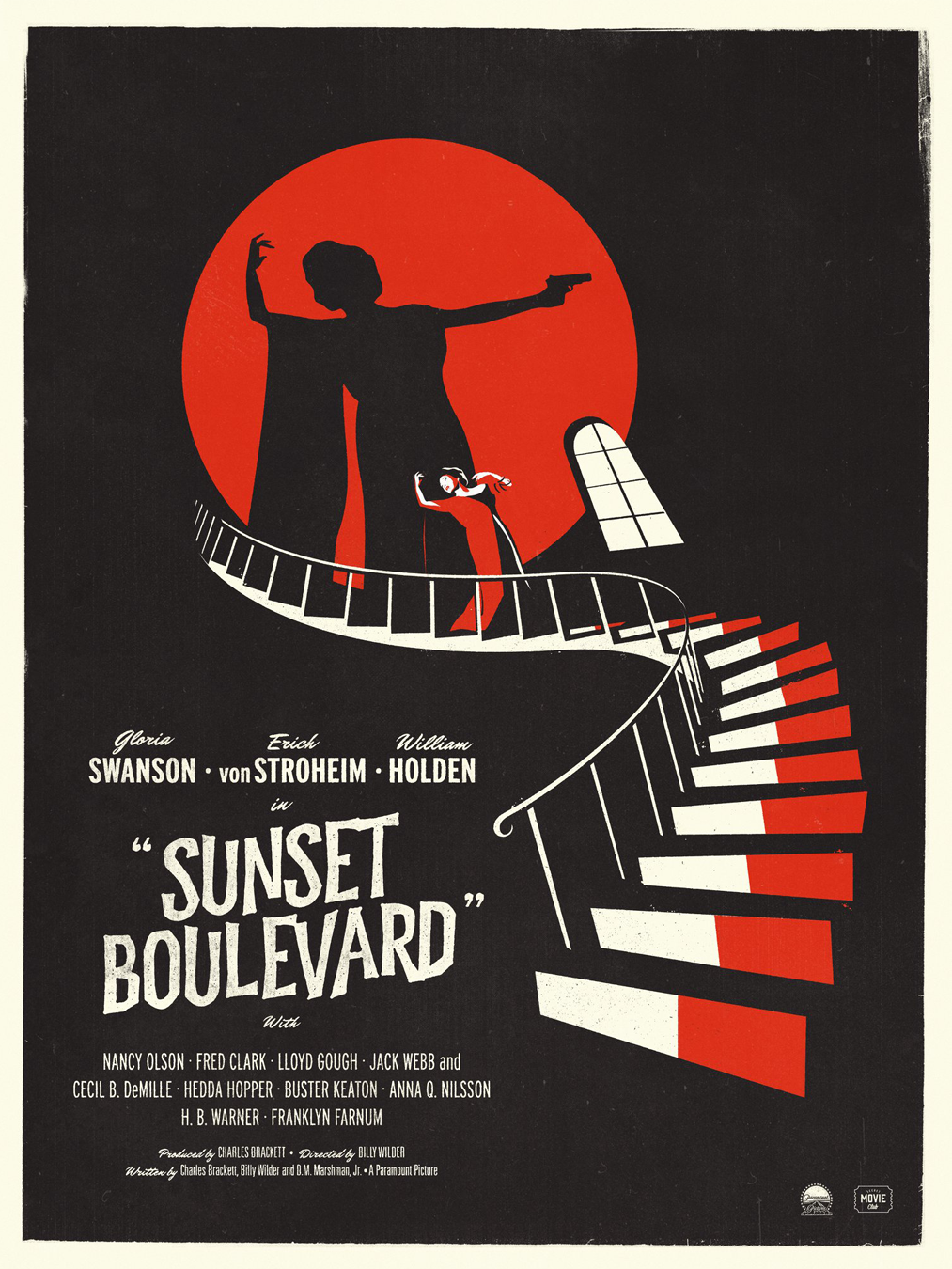 Sunset Boulevard Movie Poster — Secret Movie Club