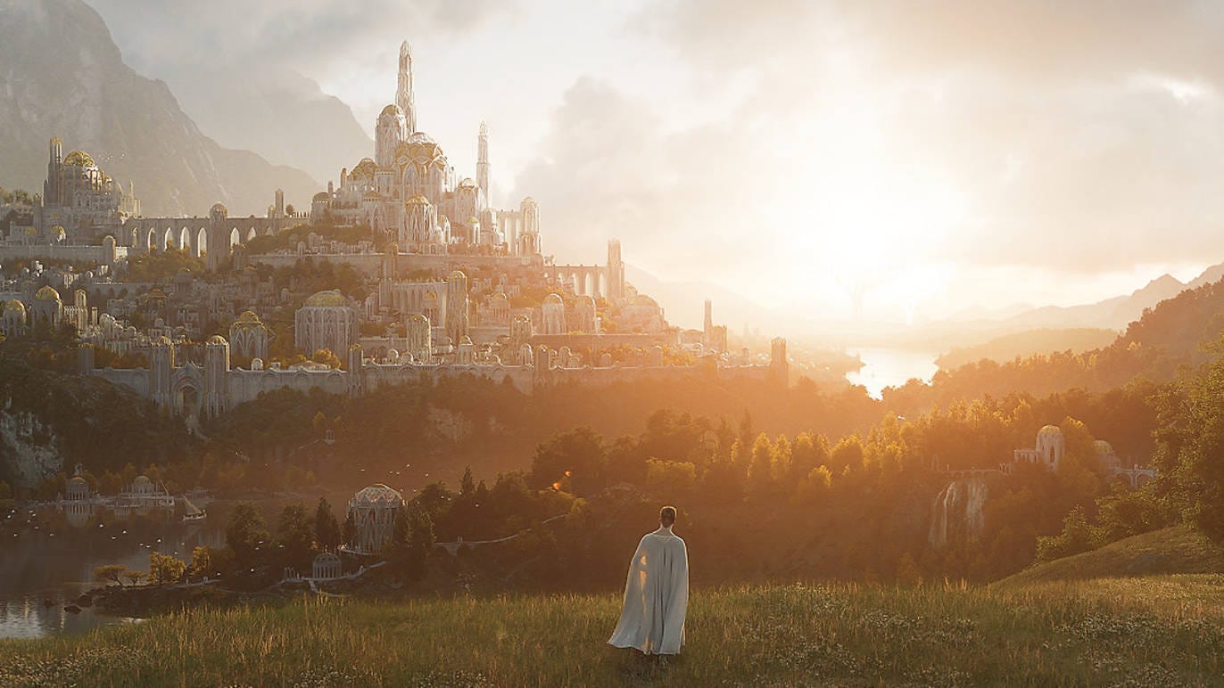 Preview of Tolkien’s world setting, believed to be the isle of Numenòr