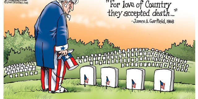 Cartoonist Gary Varvel: A grateful nation on Memorial Day Cartoonist Gary Varvel: A grateful nation on Memorial Day