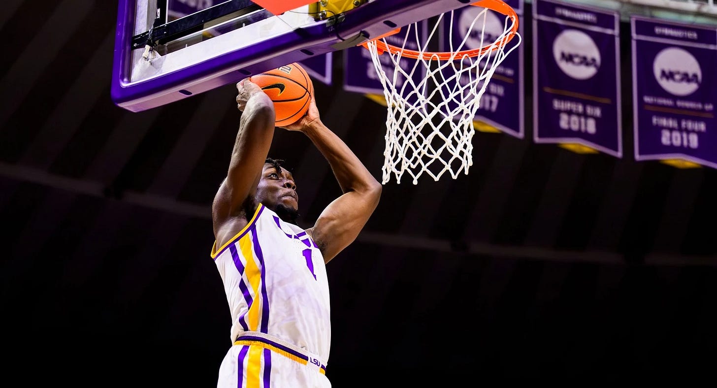 “Mind-Blowing” Nwoko dominates again as LSU’s breakout big man - On3