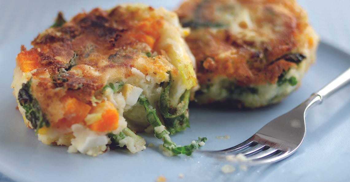 Bubble and squeak patties | Egg Recipes