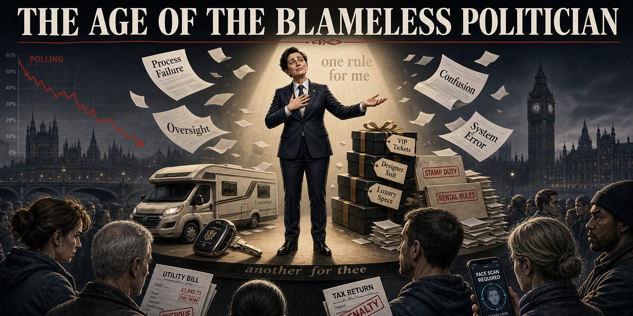 The Age of the Blameless Politician
