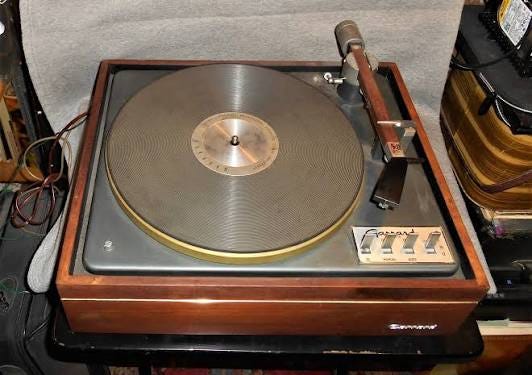 1964 Garrard Lab 80 Turntable with Original Dust Cover and ...