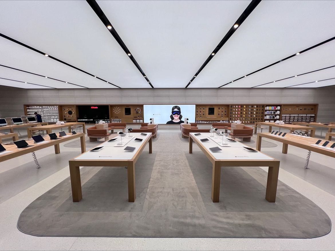 The Demo Zone at Apple Orchard Road. Two Spotlight Tables and 2 sets of sofas are separated from the rest of the store with a rug. The Demo Zone at Apple Orchard Road. Two Spotlight Tables and 2 sets of sofas are separated from the rest of the store with a rug.