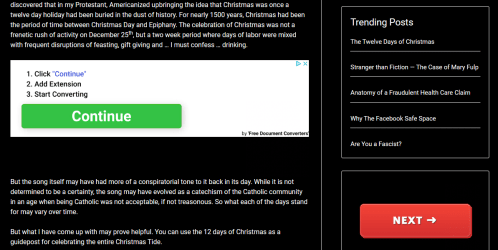 Examples of misdirection ads Examples of misdirection ads