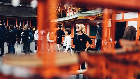 Fushimi Inari Shrine in Kyoto, Japan