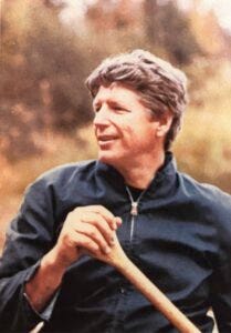 John Gallop canoeing