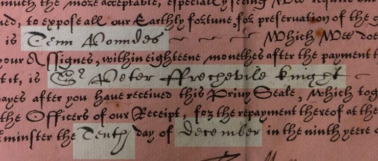 An example of its model after handwriting
