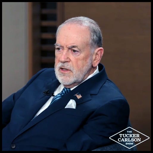 Tucker Versus Huckabee - by Ted Slanker - Ted’s Substack