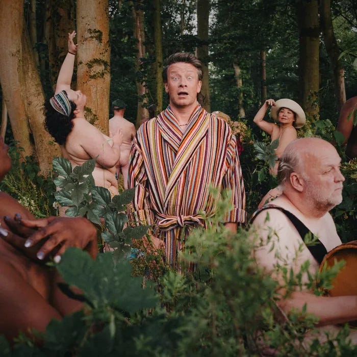 Jamie Oliver is 'finding himself' in a new social comedy micro drama series
