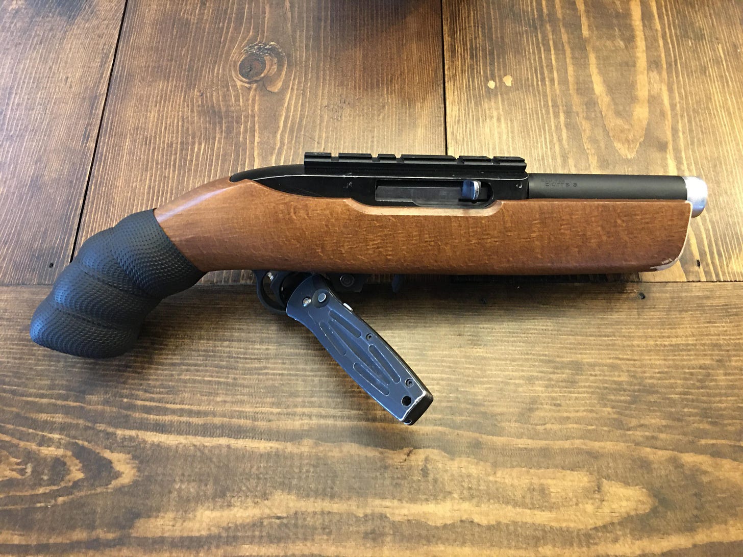 This is what happens when a pistol and a rifle fall in love. : r/guns