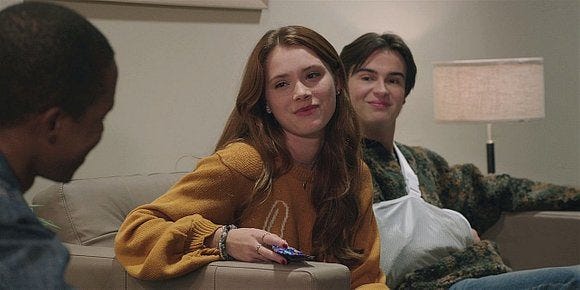 Walker STella and Augie laughing with Trey and DJ. Walker STella and Augie laughing with Trey and DJ.